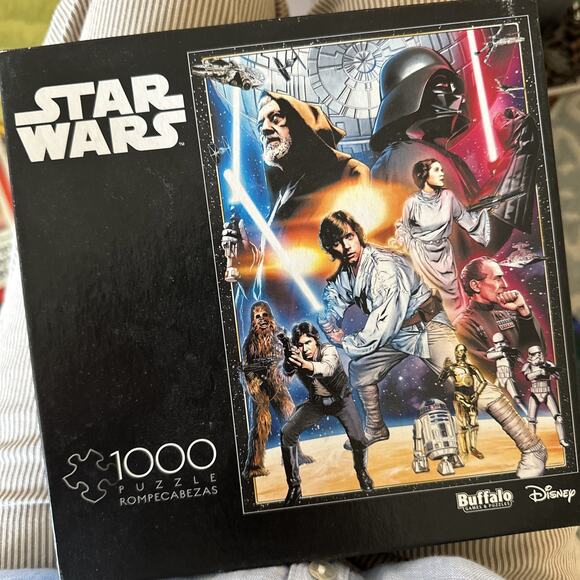 Disney Star Wars BUFFALO 1000 Piece Puzzle Lucas Films‎ #10600 NEW SEALED - Picture 1 of 5